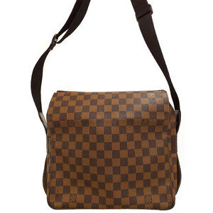 Louis Vuitton Damier Ebene Brown Naviglio Shoulder Bag